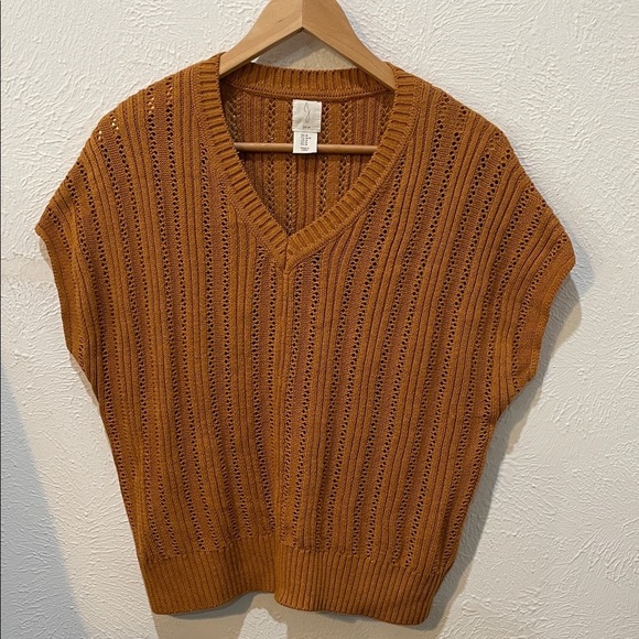 Joie Jackets & Blazers - Joie Pointelle V-Neck Sweater Vest Size Medium